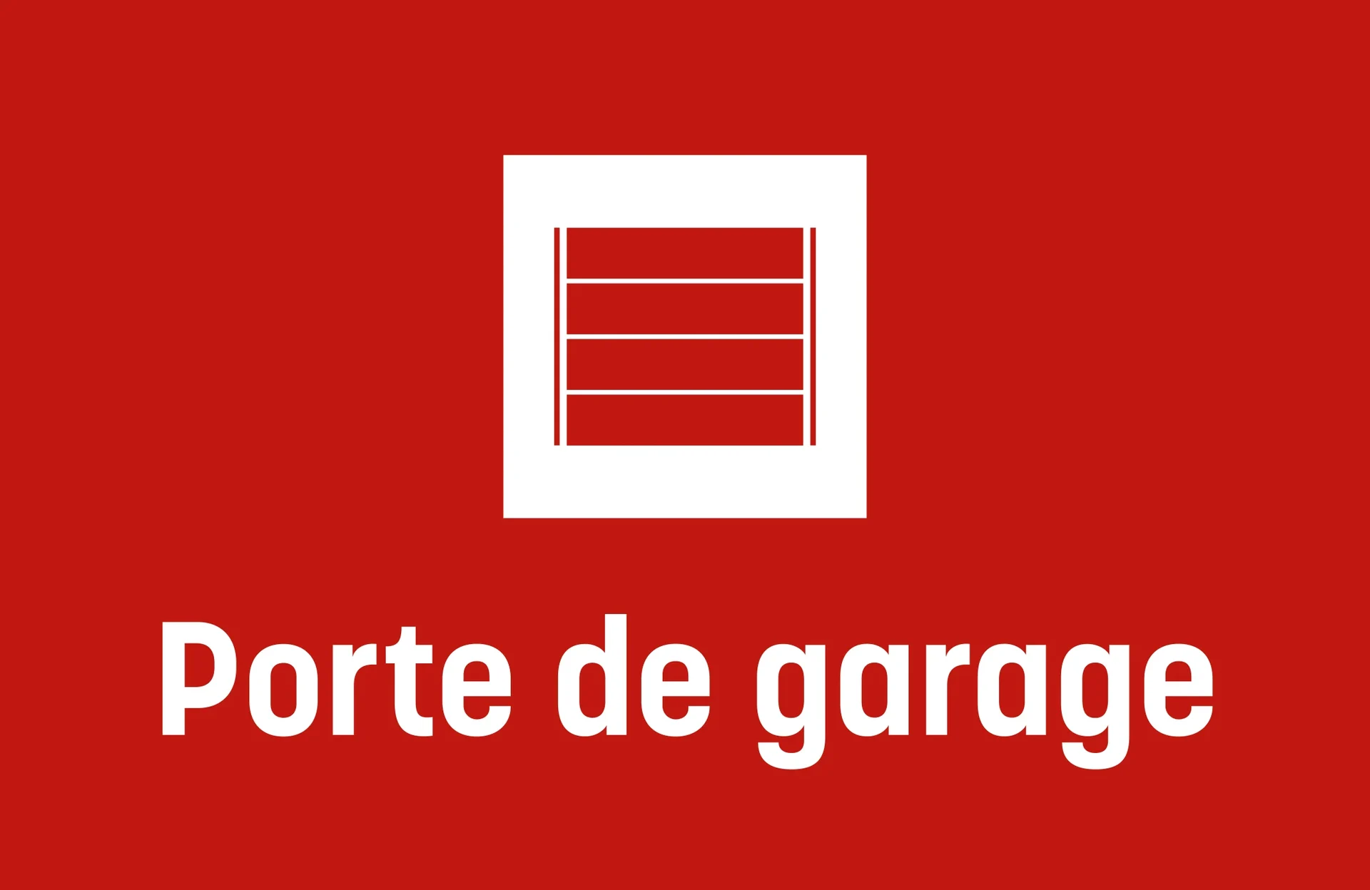 Porte de garage