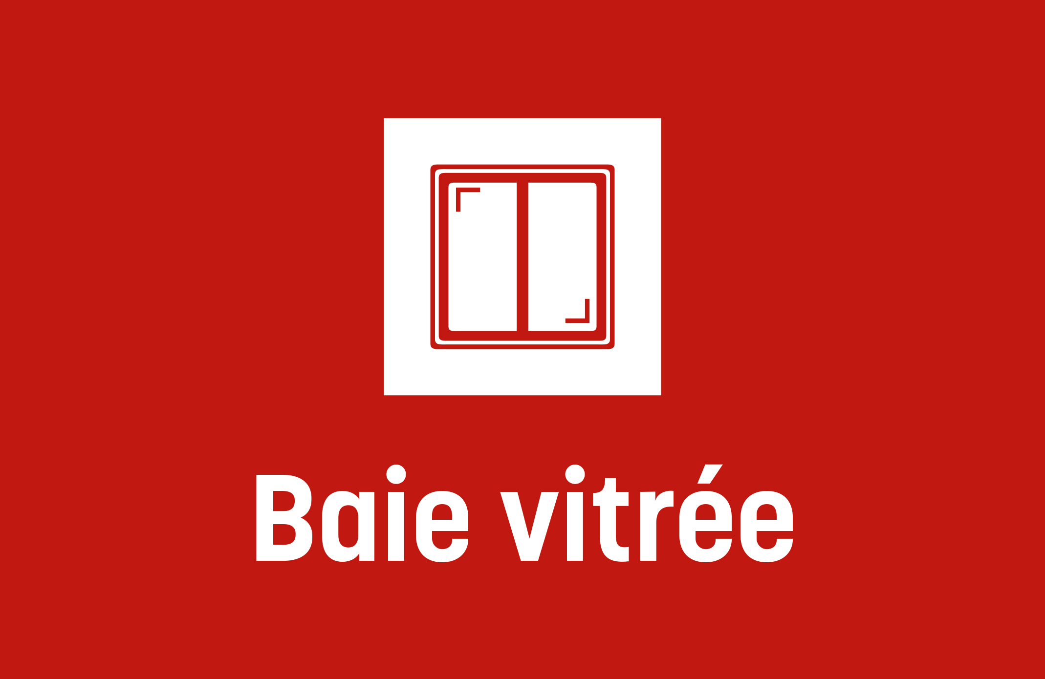 Baie vitrée